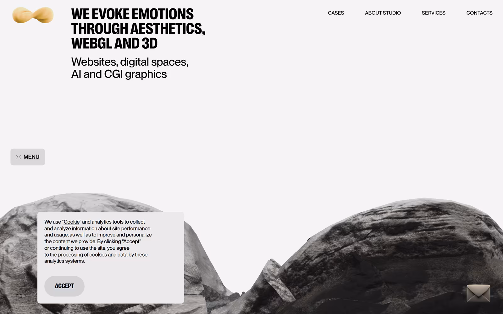 Chipsa Design — Minimalist Studio website design