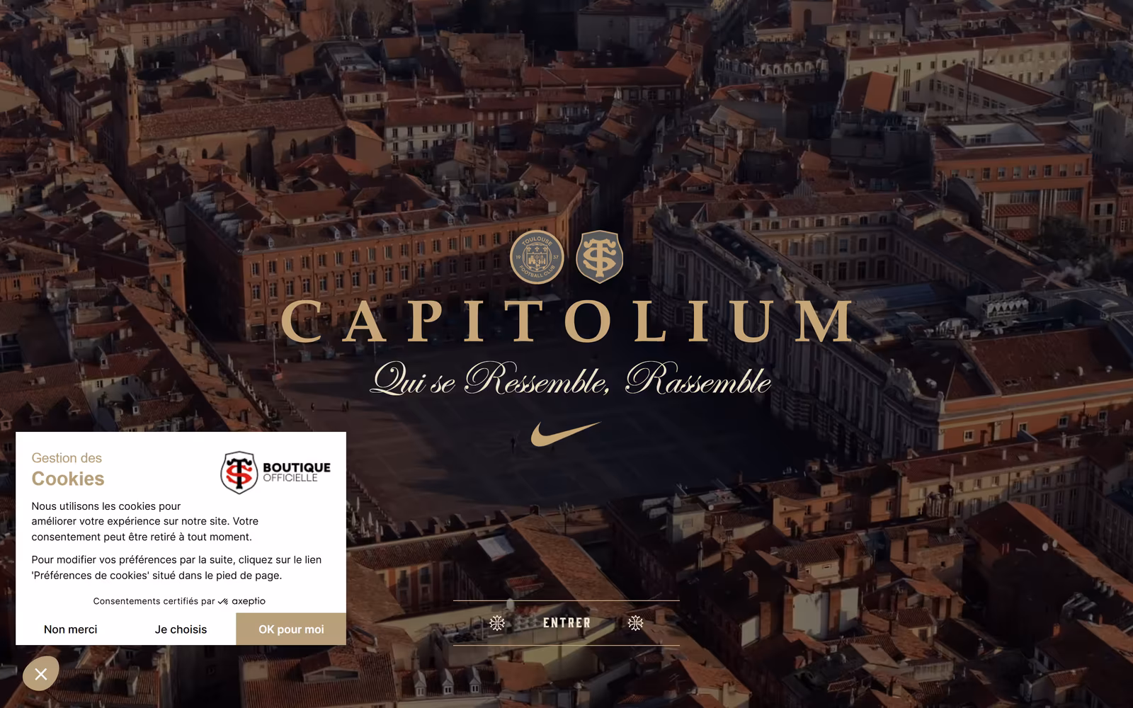 Capitolium — Dark Mode E-commerce website design