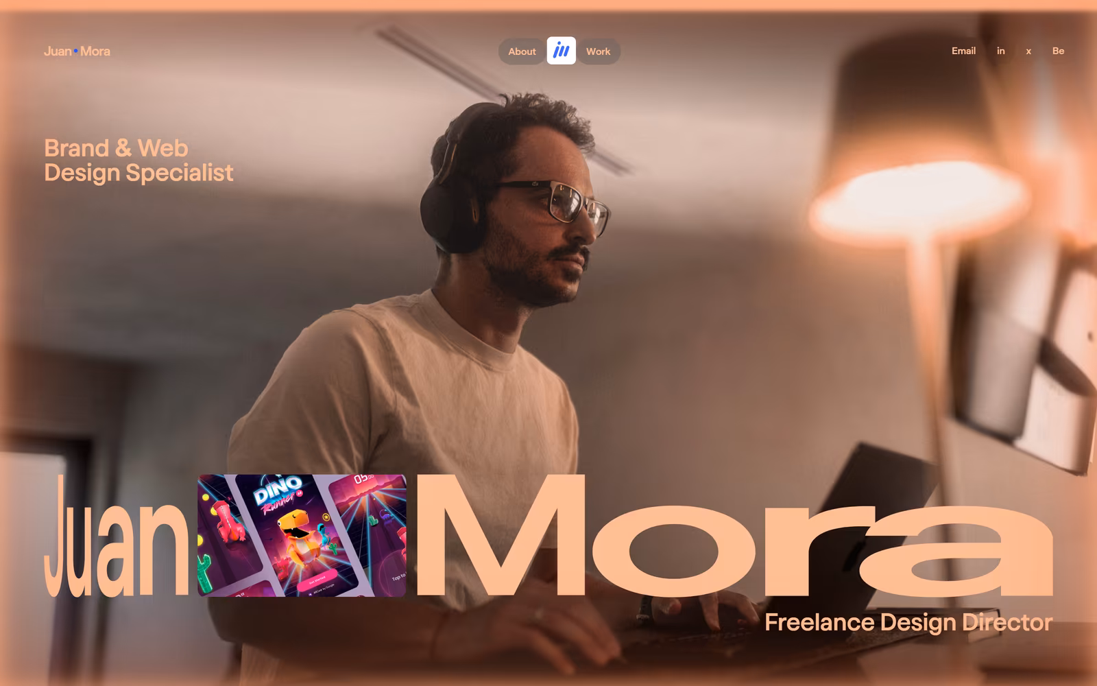 Juan Mora — Editorial Portfolio website design