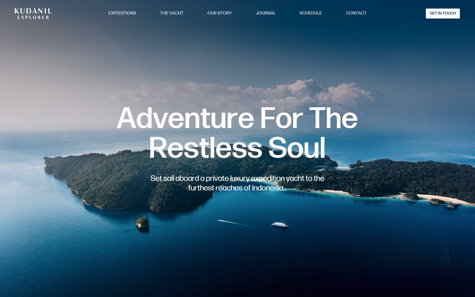 Kudanil Explorer — Minimalist Other website design