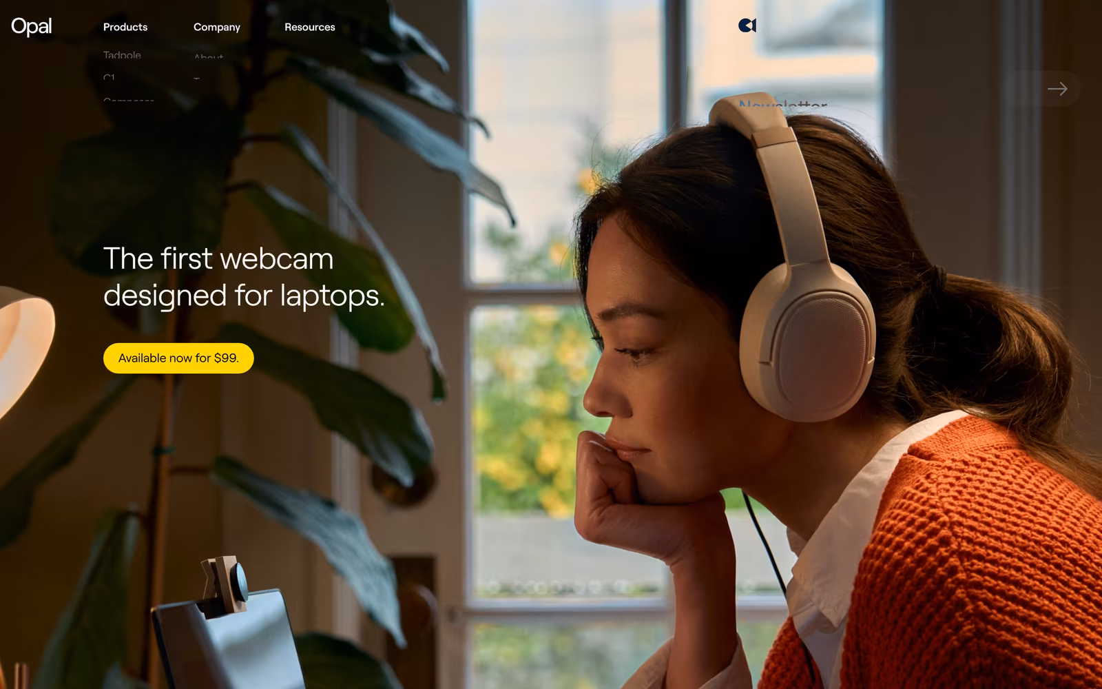 Opal — Minimalist E-commerce website design